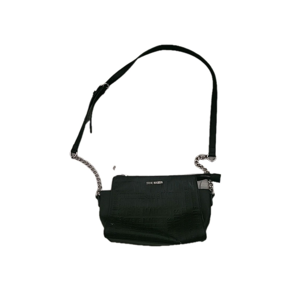 Steve Madden Coal Embossed Crossbody Bag‎ Black